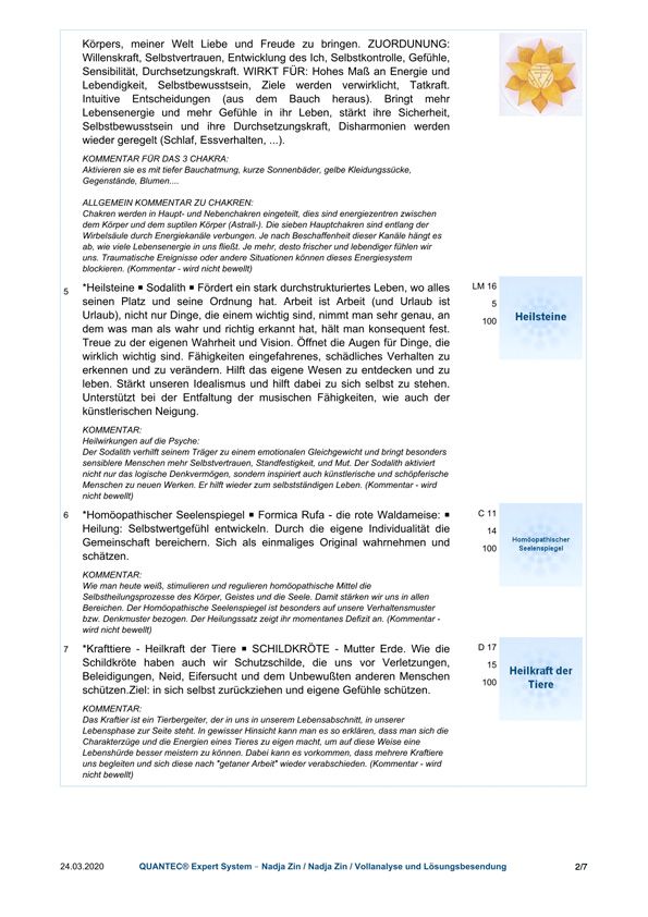 Heilsteine - Homöopathie - Krafttiere